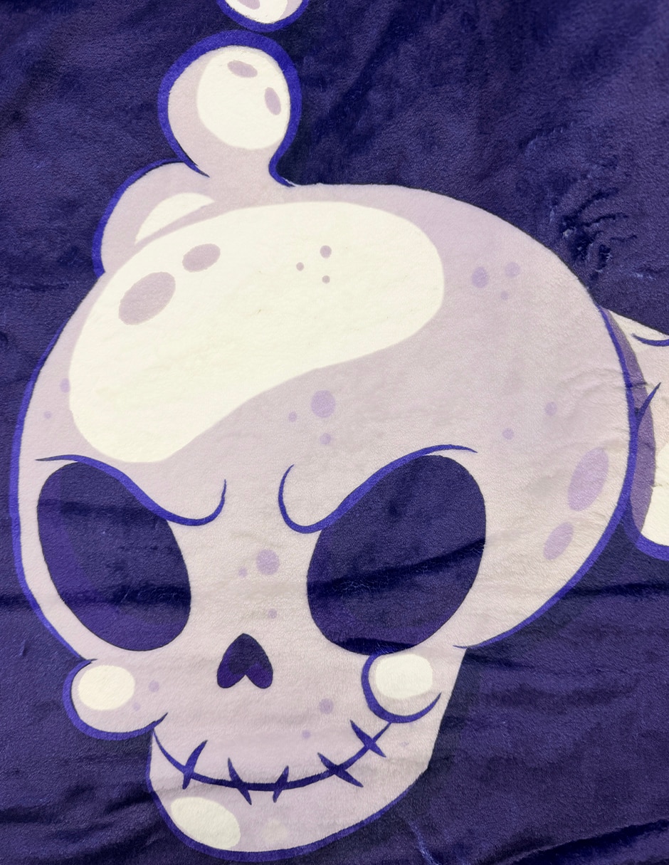 Frazada clásica de tejido suave coprire calaveras