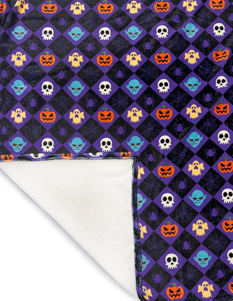 Frazada clásica de tejido suave coprire halloween