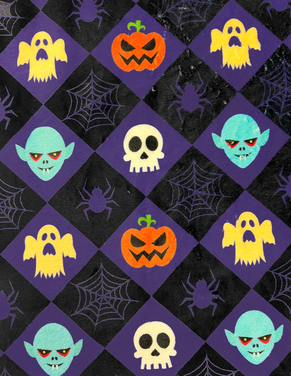Frazada clásica de tejido suave coprire halloween
