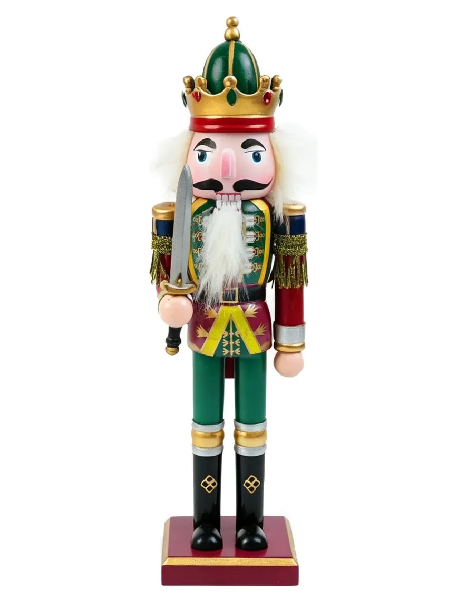 Figura decorativa de cascanueces navidad de madera Figura decorativa de cascanueces navidad de madera