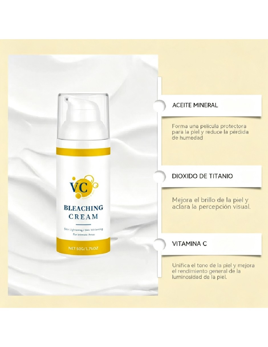Crema para cuerpo recomendada para aclarar de día y noche para todo tipo piel 5