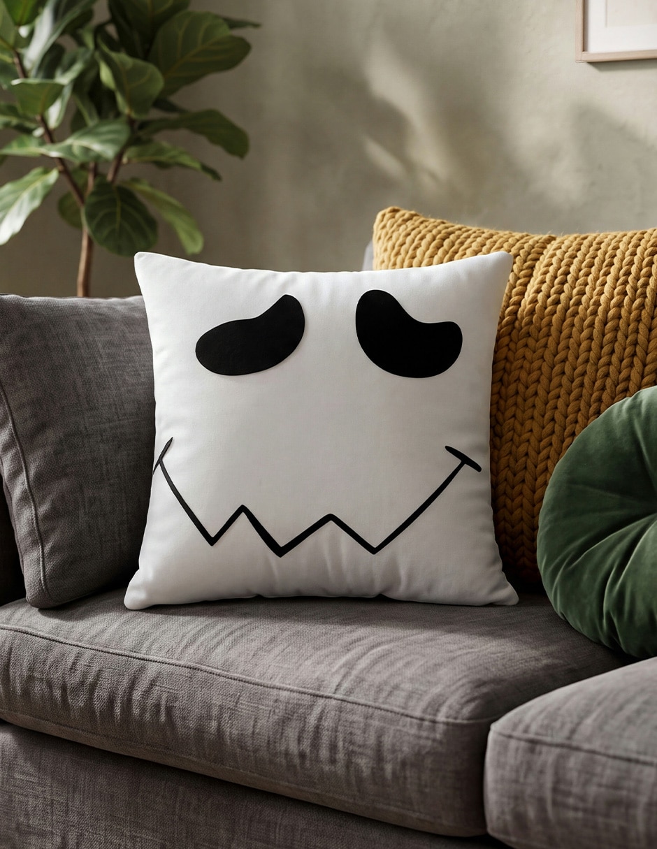 Cojín decorativo fantasma 6