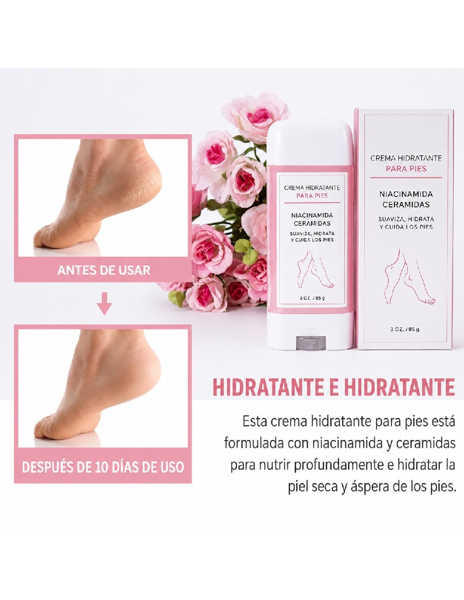 Crema para pies recomendada para aclarar de día y noche todo tipo piel 3