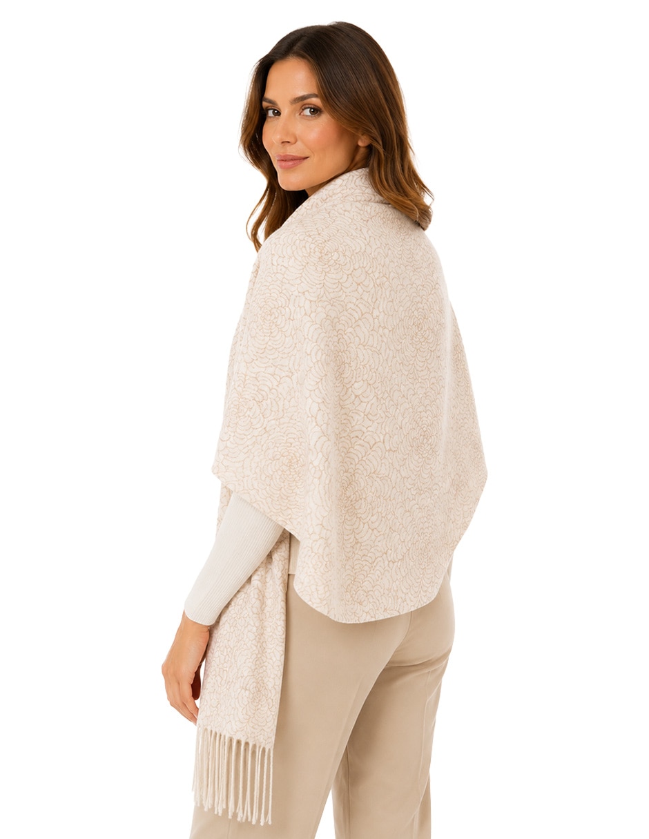 Chal estampado floral 2