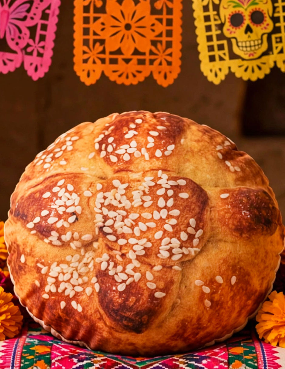 Cojín decorativo Round Pillow Pan de Muerto 5