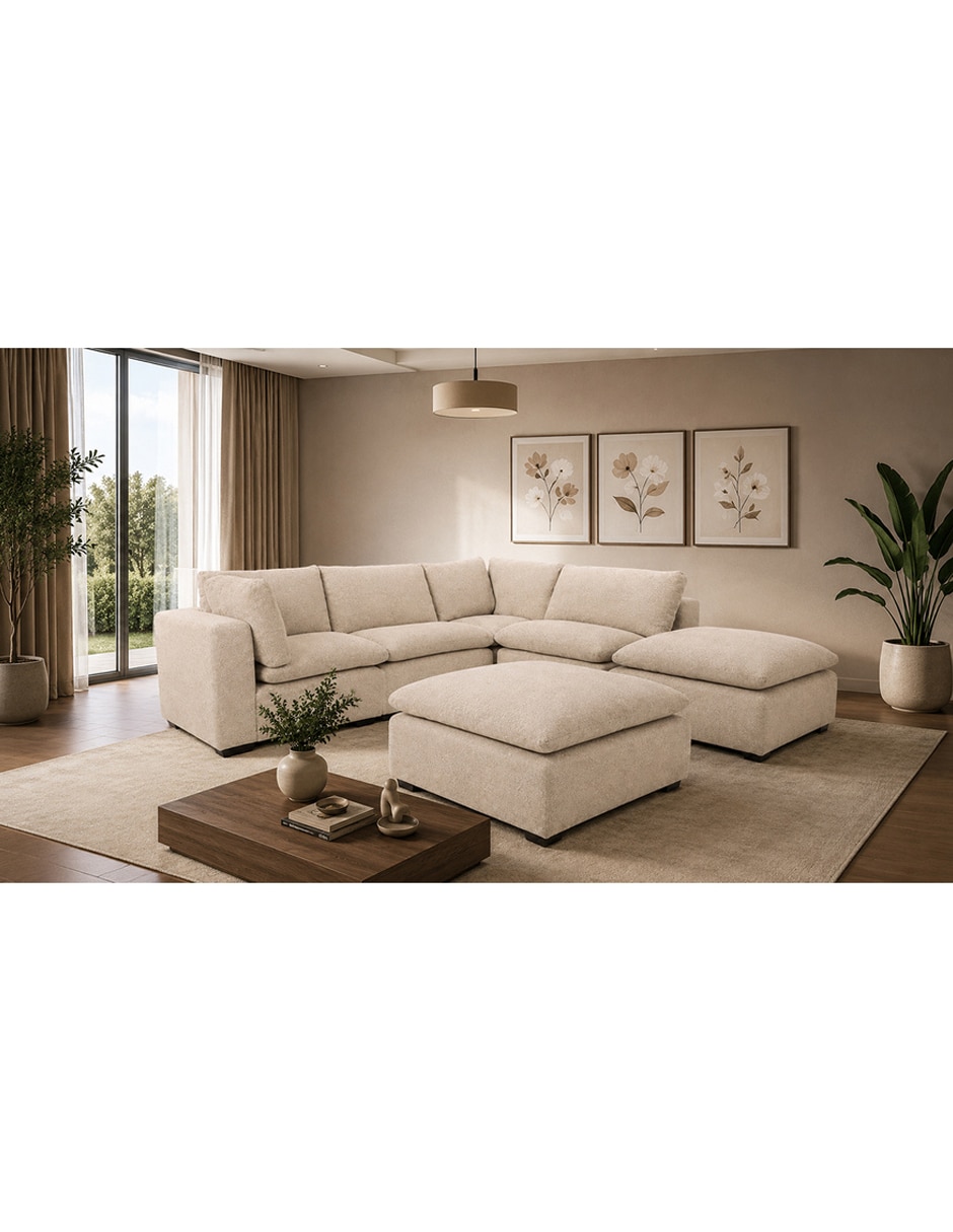 Sala modular kobe de tela 6