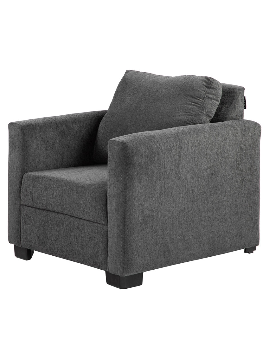 Sillón de madera y tela 4
