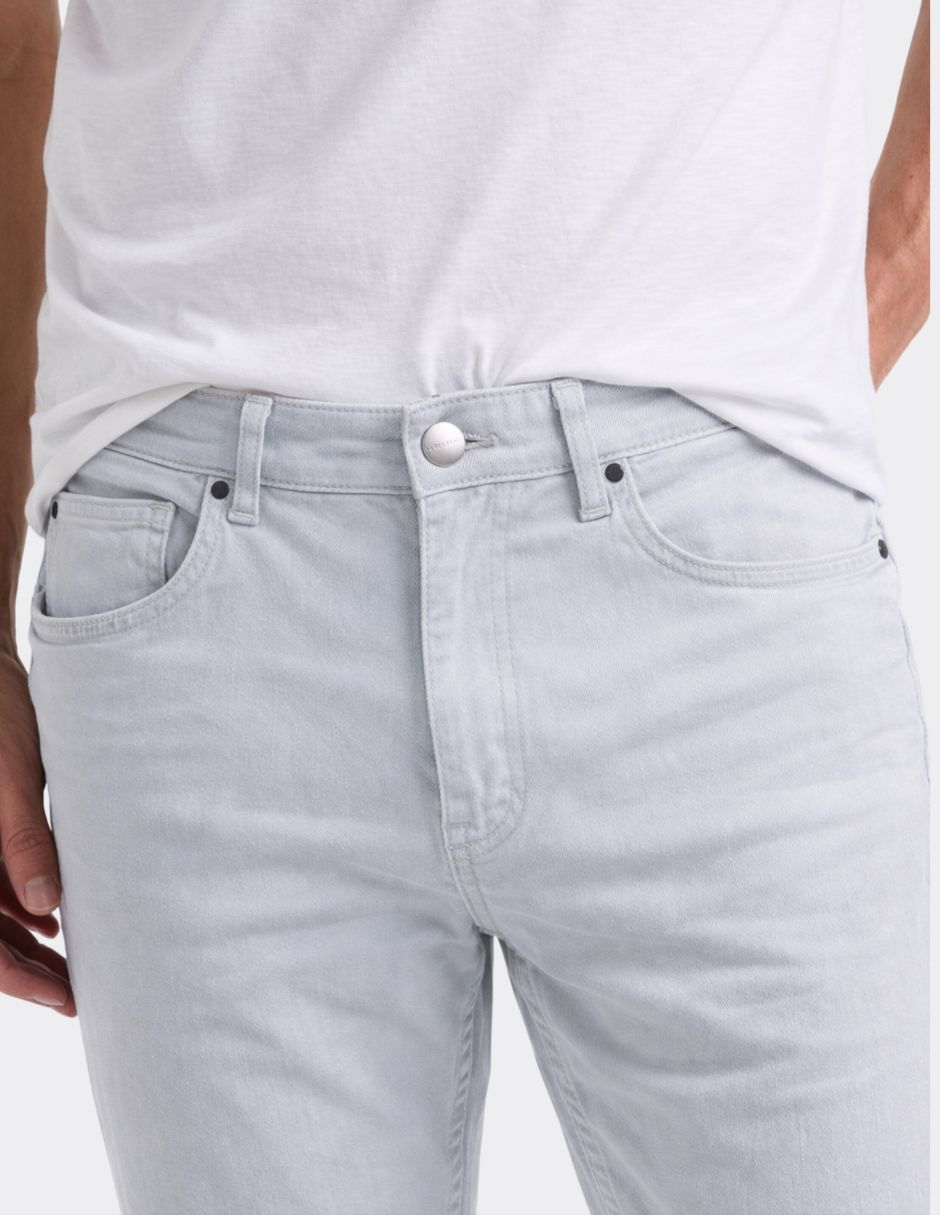 Pantalón casual regular slim de algodón para hombre