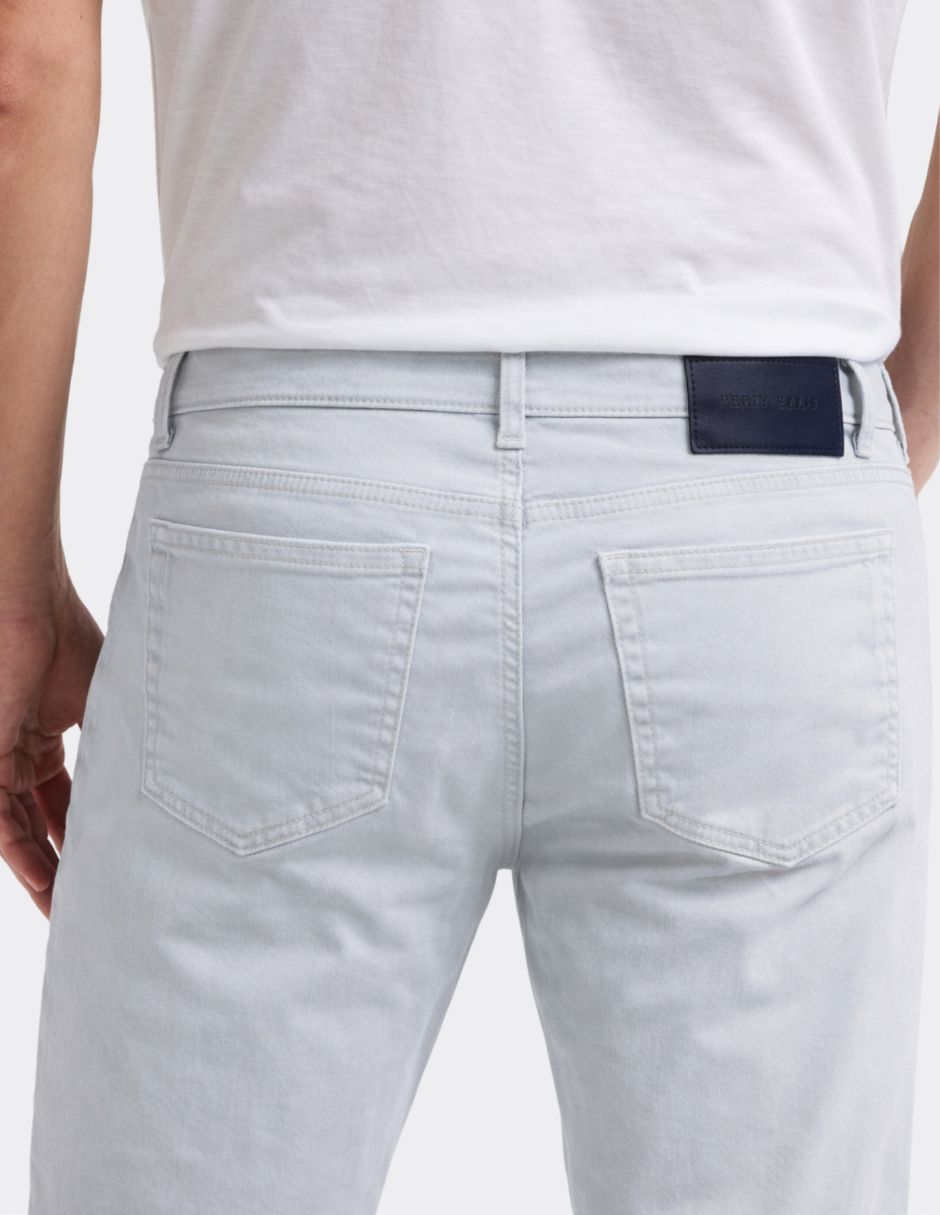 Pantalón casual regular slim de algodón para hombre 3