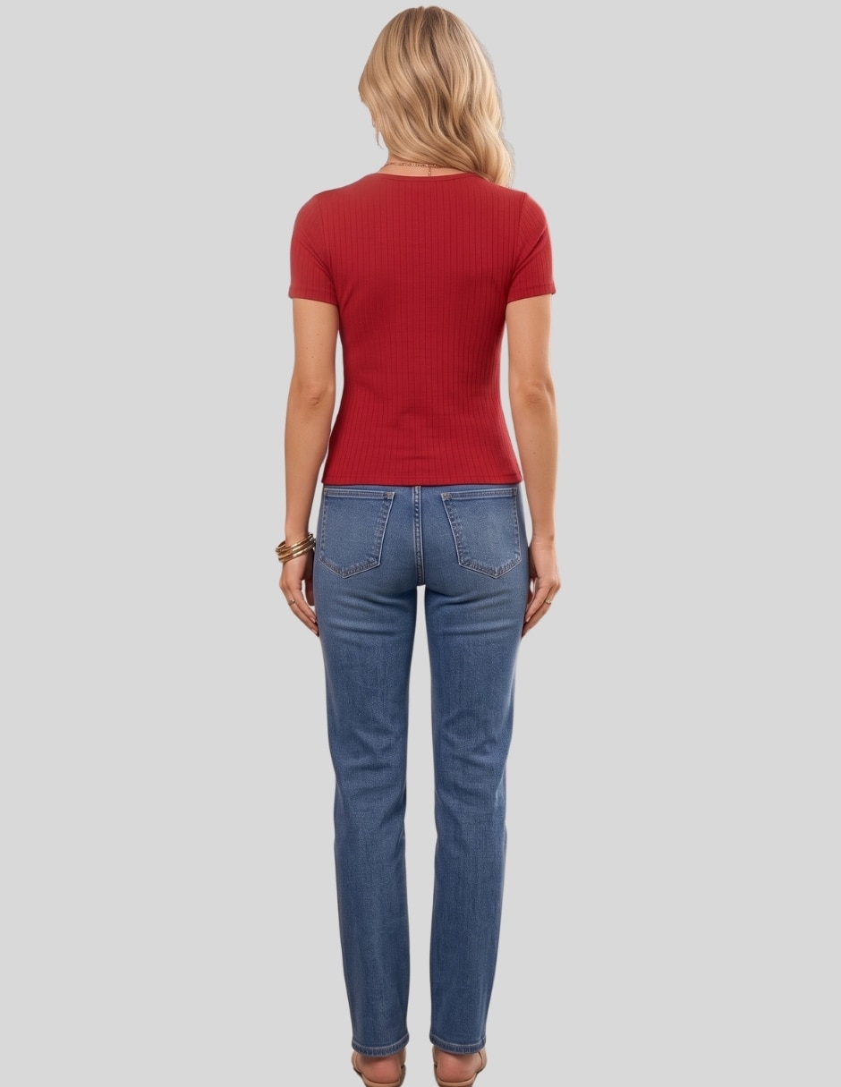 Set blusa manga corta para mujer 8