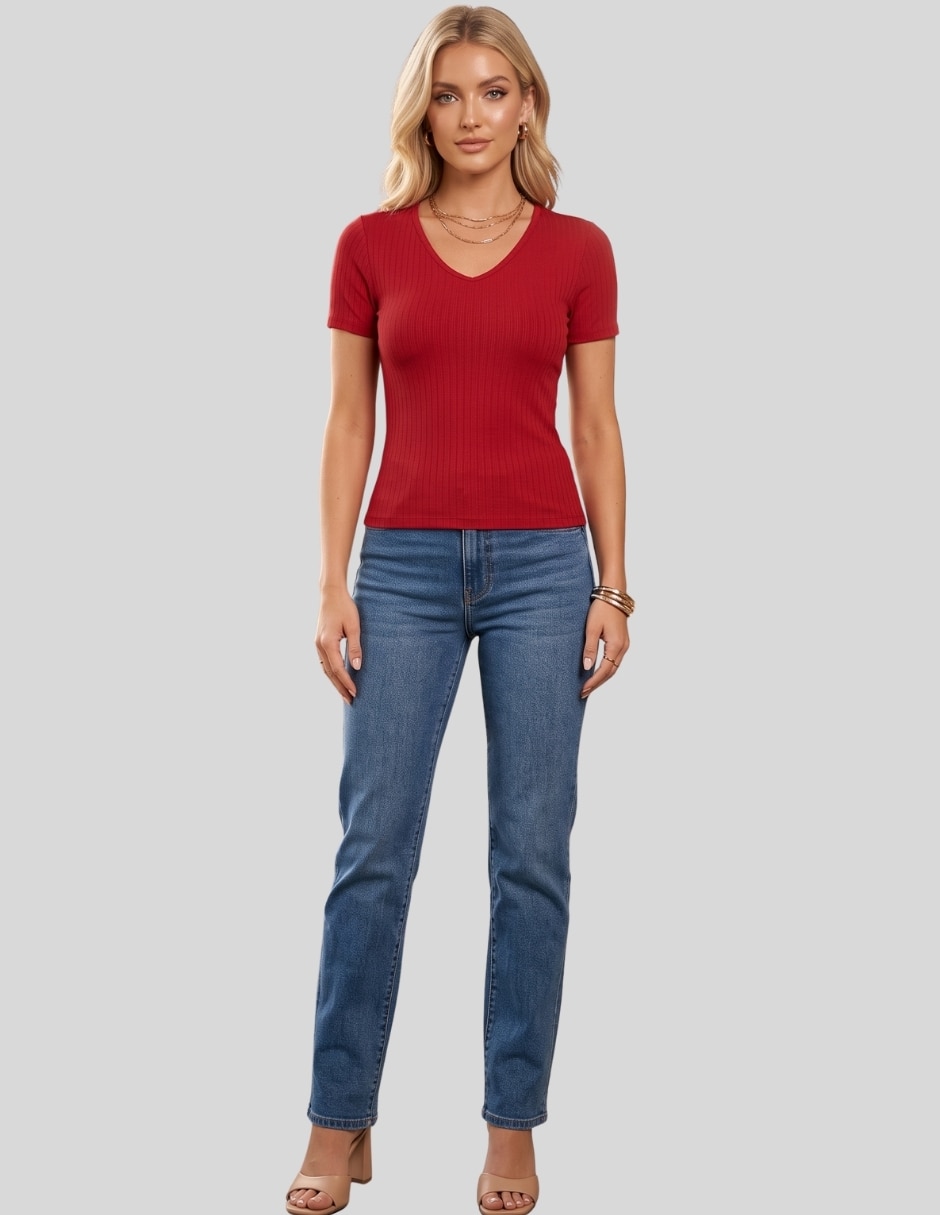 Set blusa manga corta para mujer 10