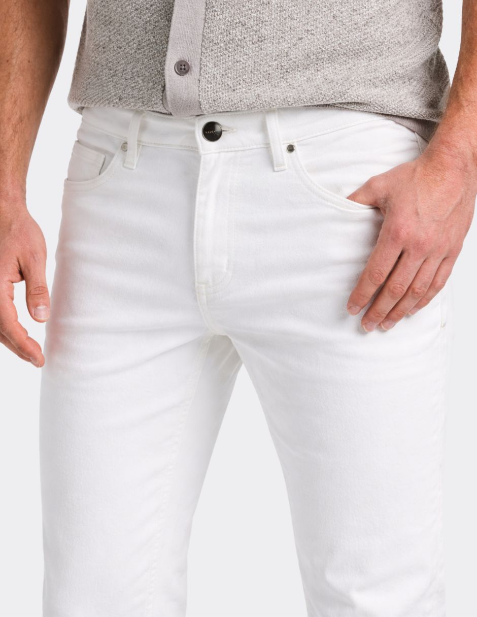 Pantalón casual regular slim de algodón para hombre