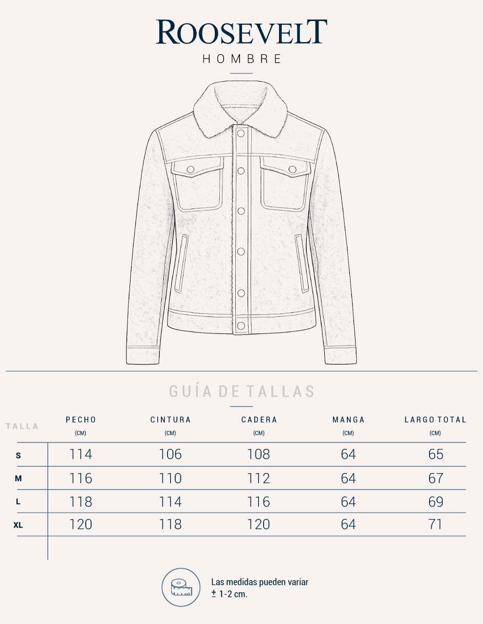 Chamarra Roosvelt para hombre 6