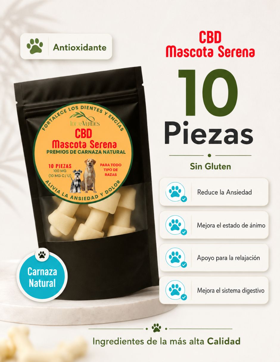 Carnaza natural cuidado general para perro 10 piezas 6