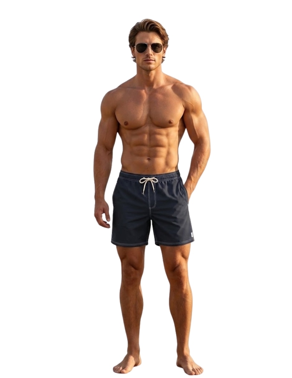 Traje de baño playa cintura elástica para hombre