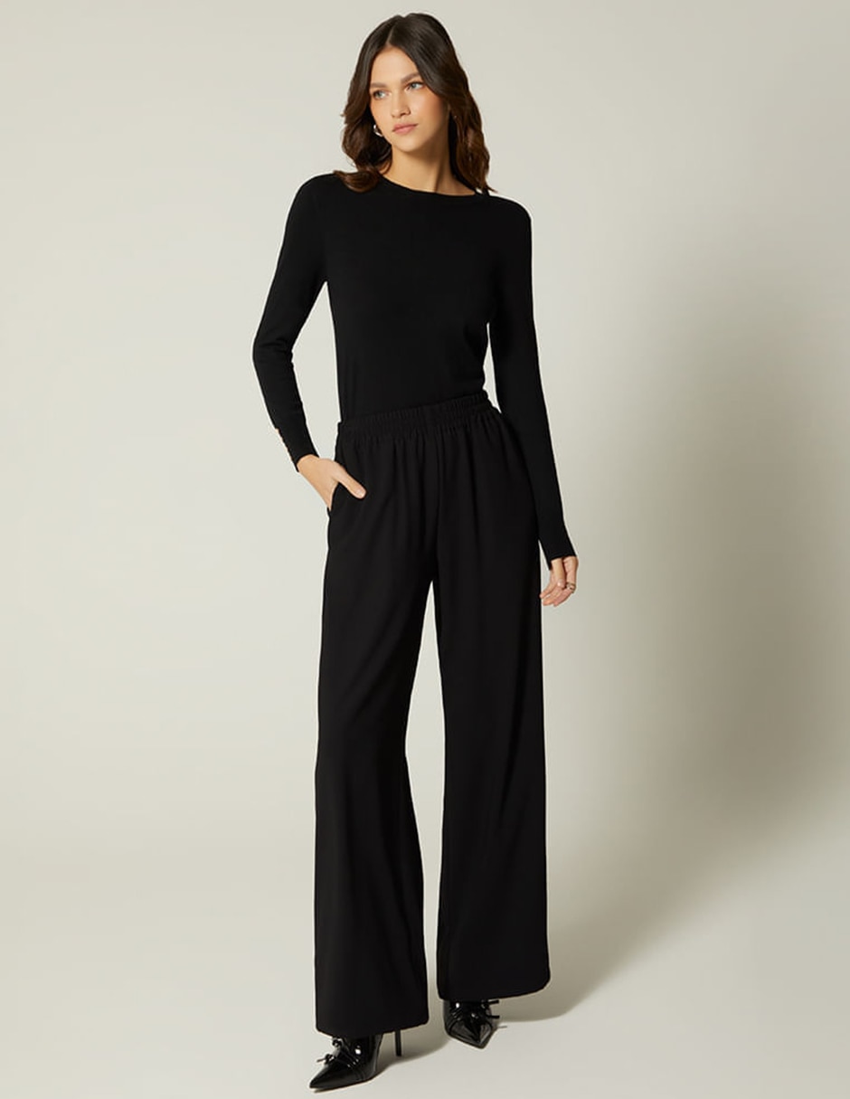 Suéter studio f cuello redondo para mujer 4