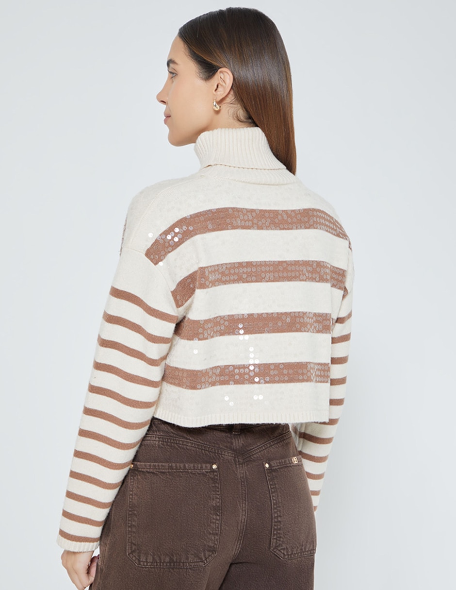 Suéter cuello tortuga para mujer 3