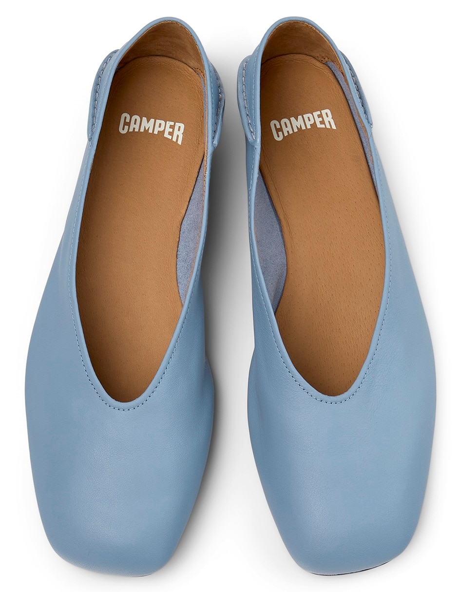 Balerinas Casi Myra de piel para mujer 6