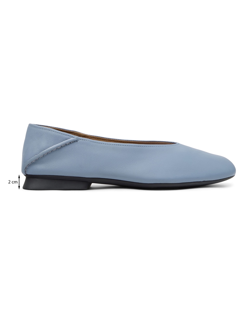Balerinas Casi Myra de piel para mujer 8