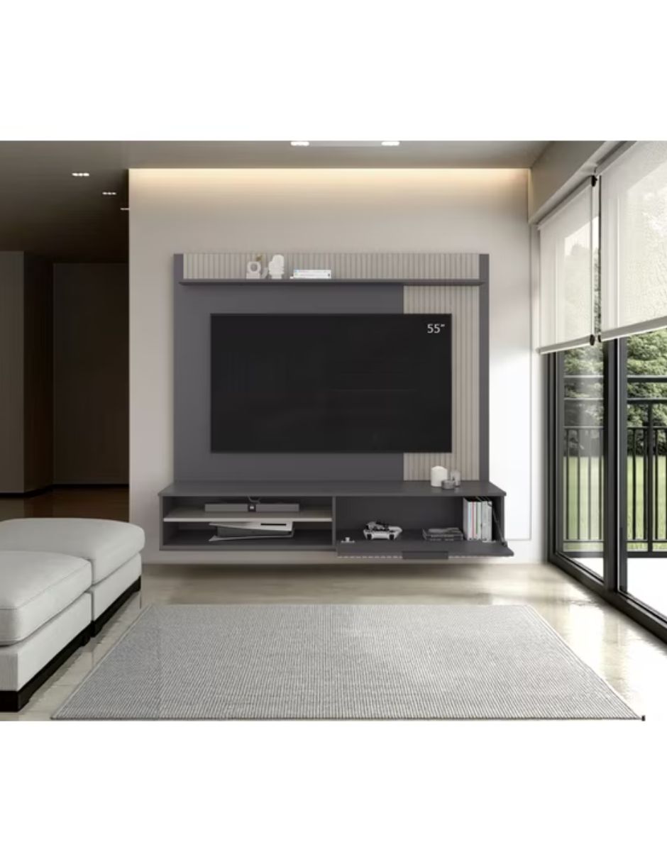 Mueble flotante para tv armable de mdp 2