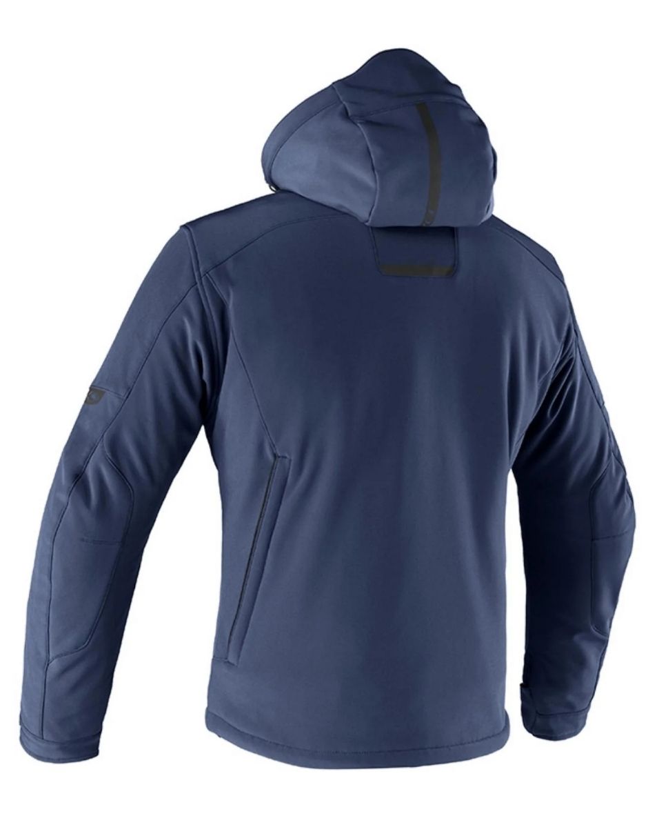 Chamarra para motociclista impermeable con bolsillos para hombre 2