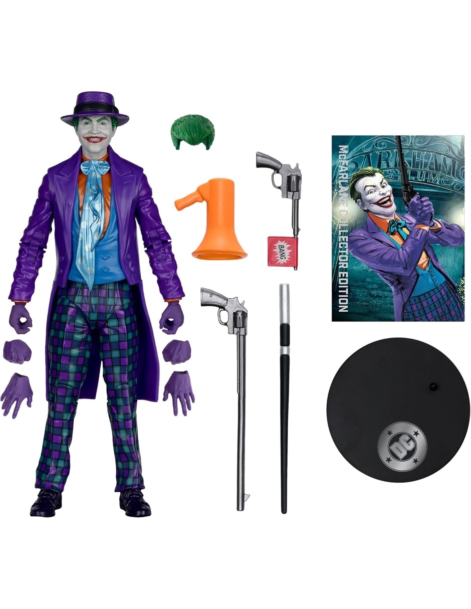 Figura de colección articulada batman returns joker collectors mcfarlane 5