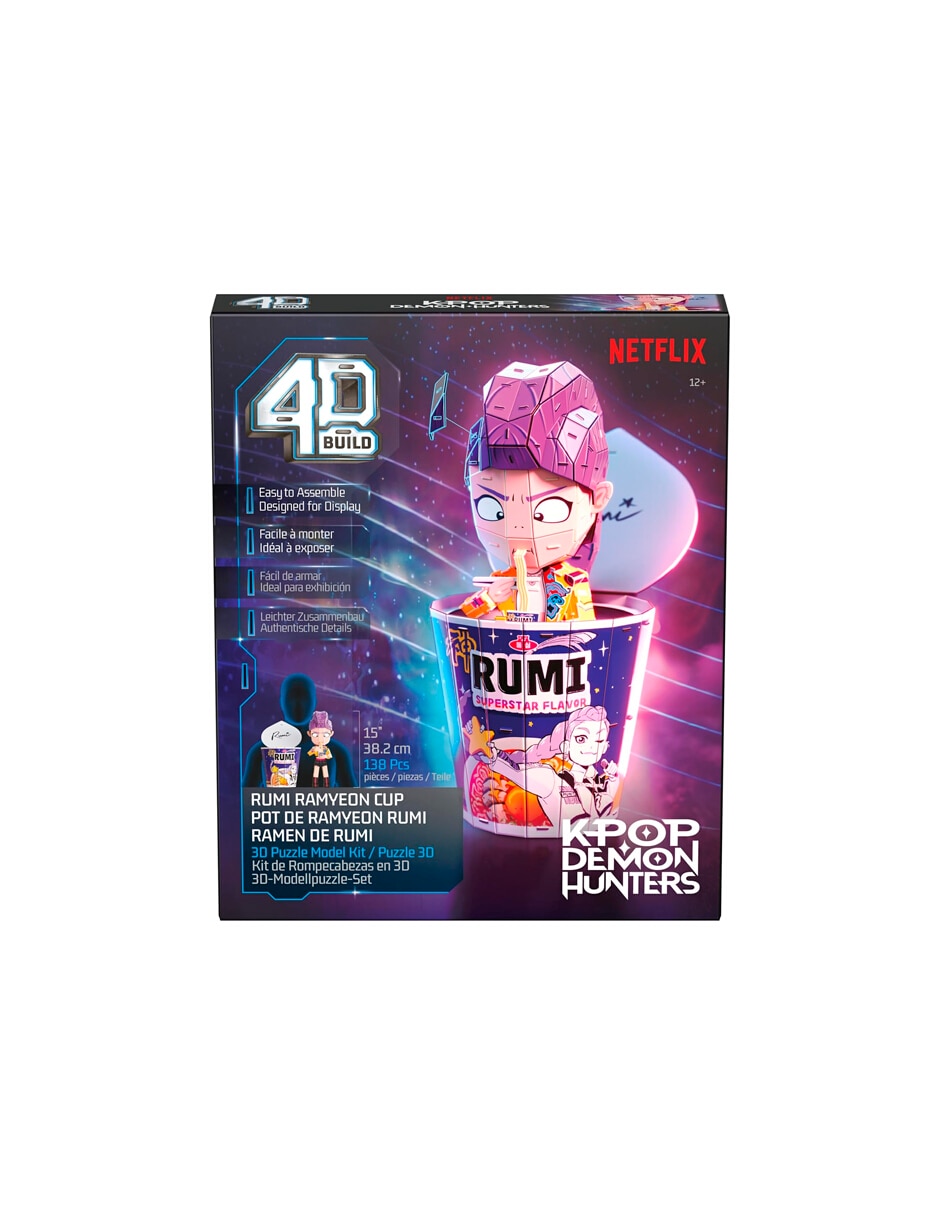 Rompecabezas 3d ramen de rumi 130 piezas