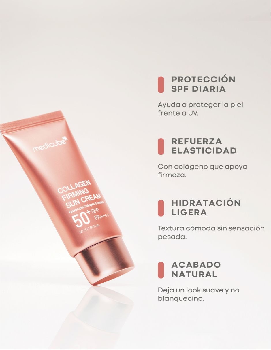 Protector solar FPS 50+ Protector Solar Facial Reafirmante con Colágeno SPF50+ PA++++ 50 ml 5