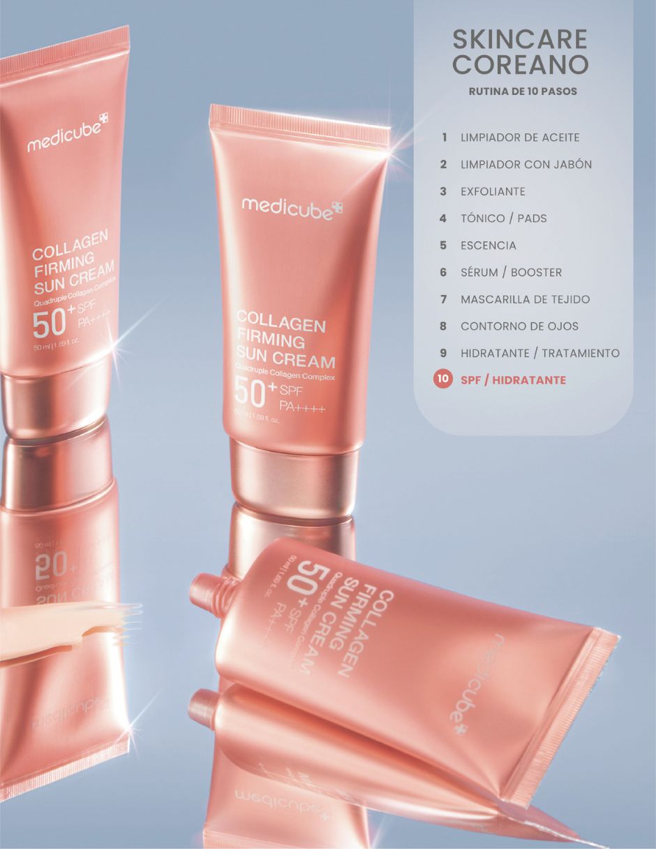 Protector solar FPS 50+ Protector Solar Facial Reafirmante con Colágeno SPF50+ PA++++ 50 ml 2