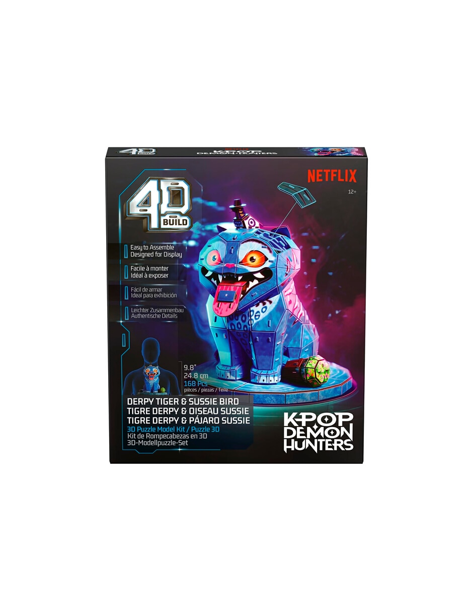 Rompecabezas 3d tigre derpy 167 piezas