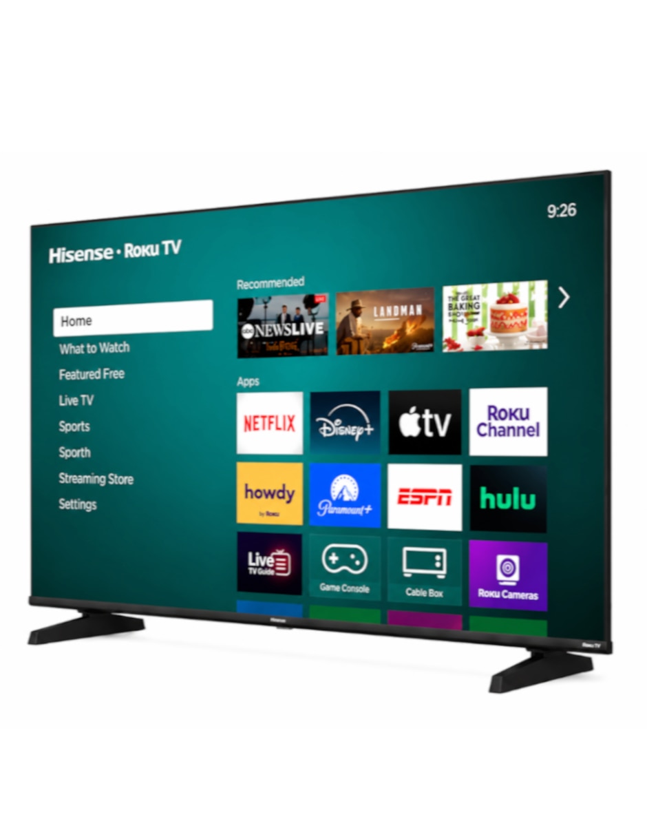 Pantalla Smart TV Hisesen Oled de 58 pulgadas 4K/UHD con Roku TV 2