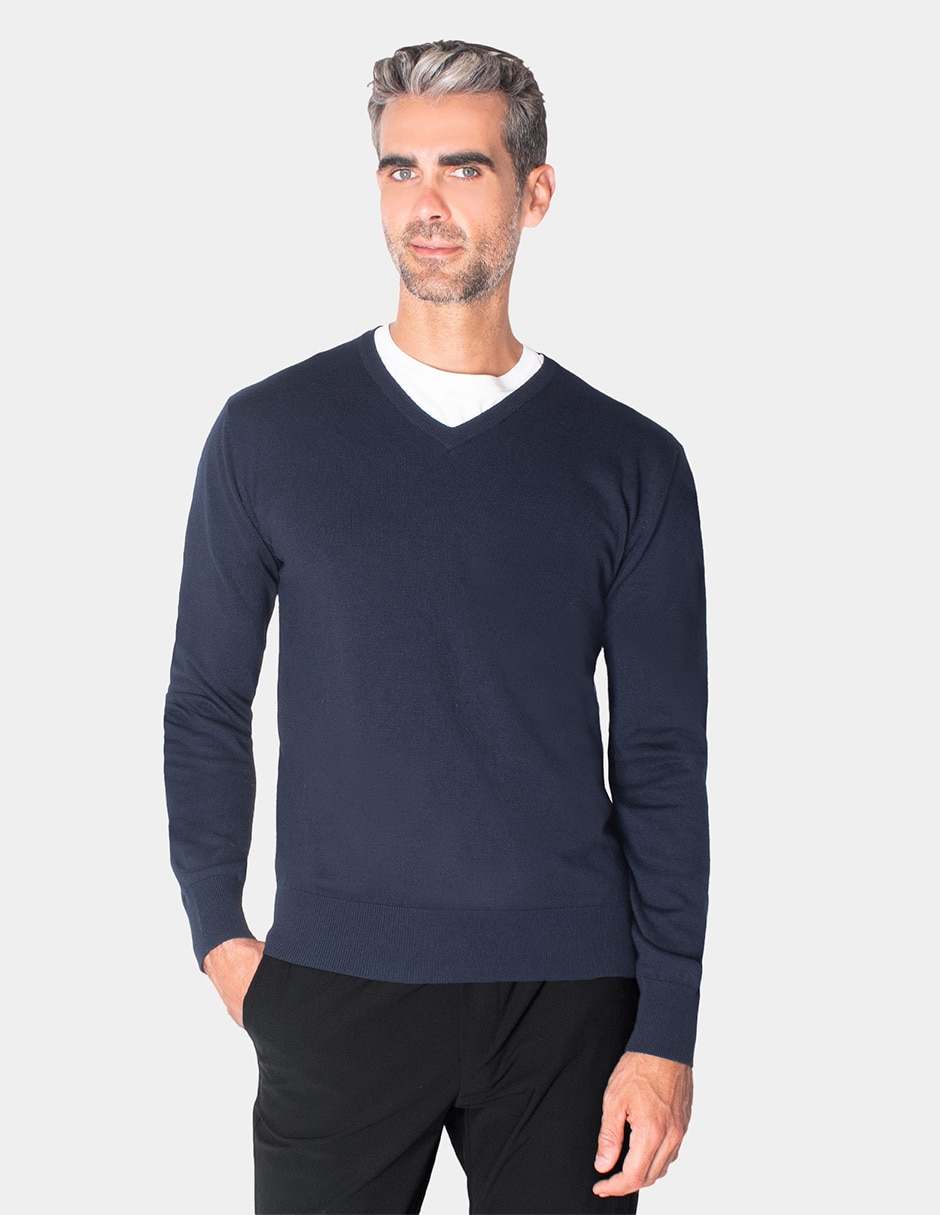 Suéter cuello v para hombre Suéter cuello v para hombre