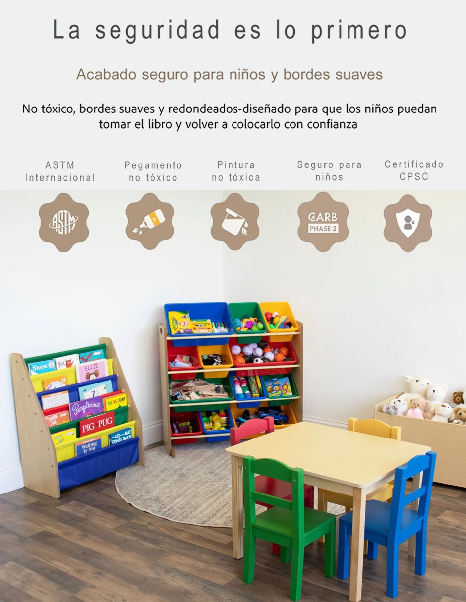 Organizador de libros armable
