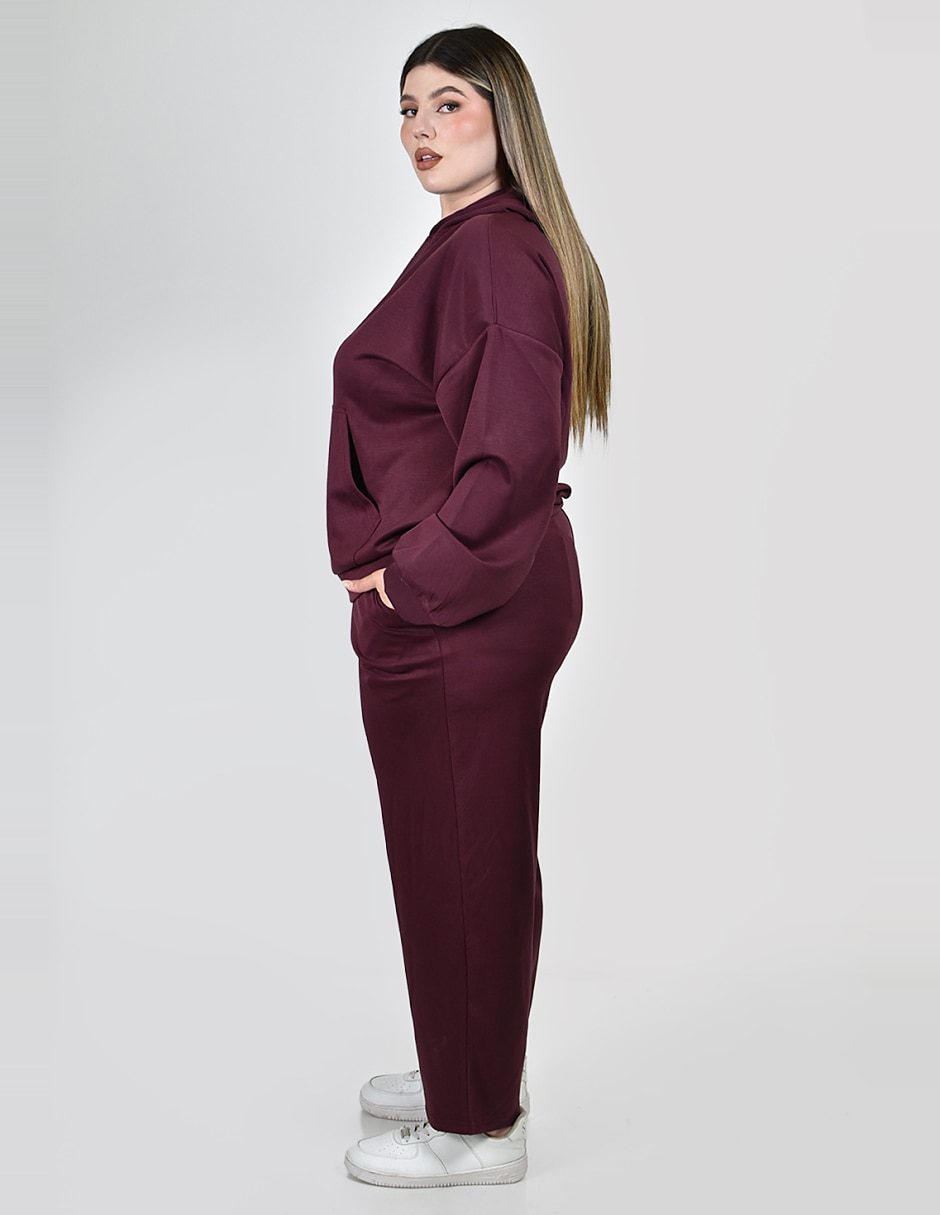 Conjunto deportivo regular con elástico para mujer 5