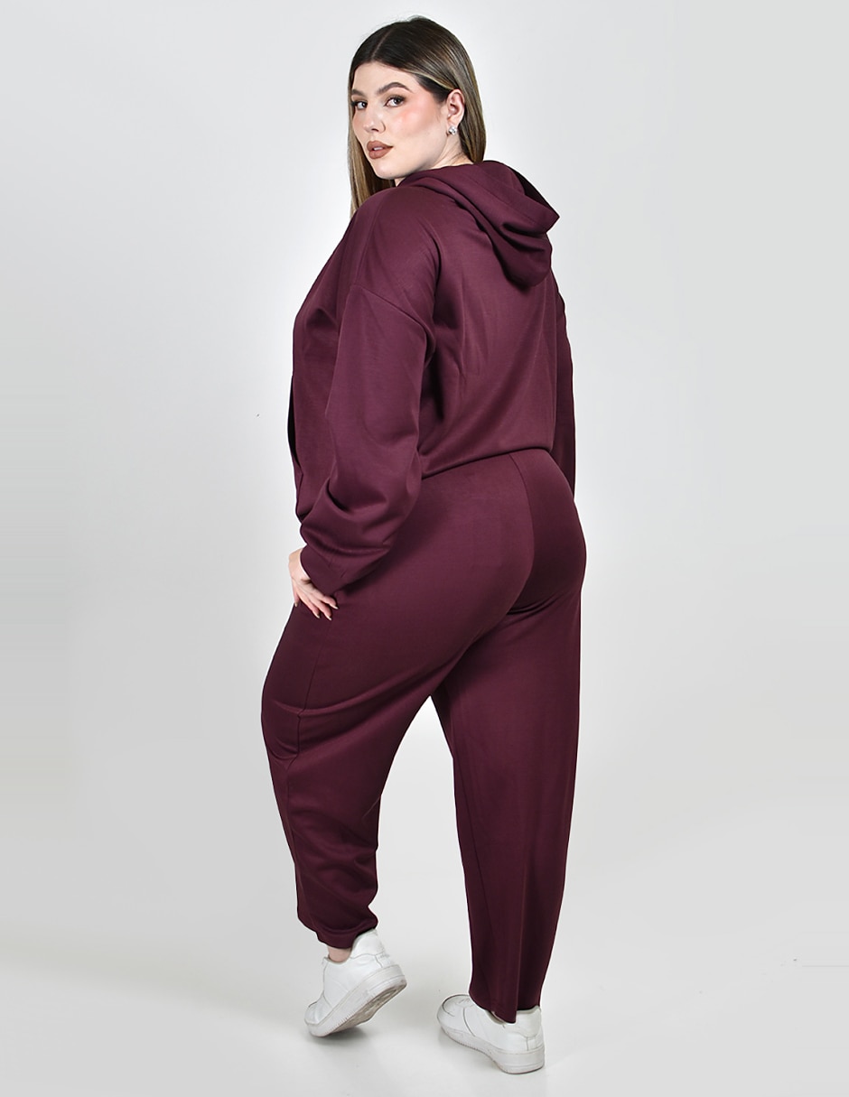 Conjunto deportivo regular con elástico para mujer 4
