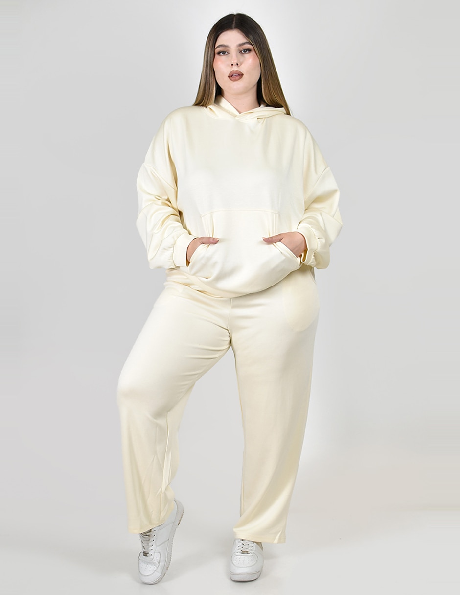 Conjunto deportivo regular con elástico para mujer 2