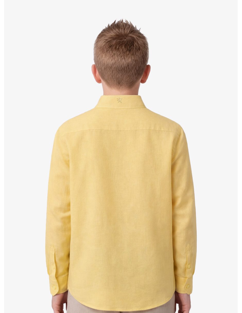 Guayabera manga larga para niño 7
