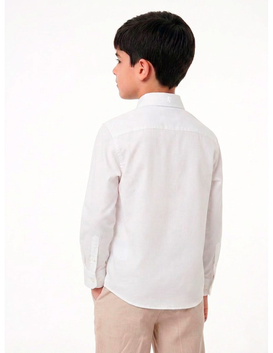 Guayabera manga larga para niño 2