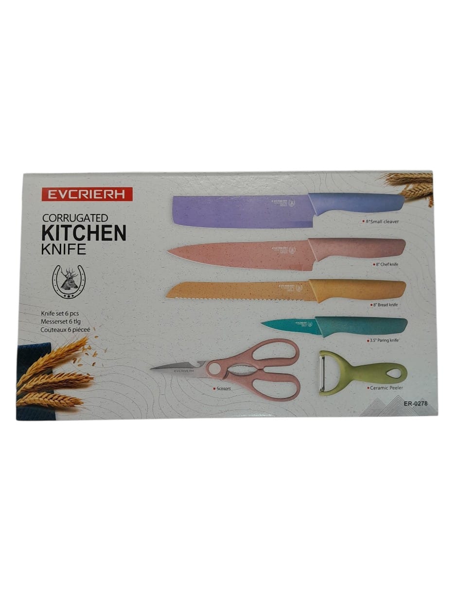 Set de cuchillos 6 piezas