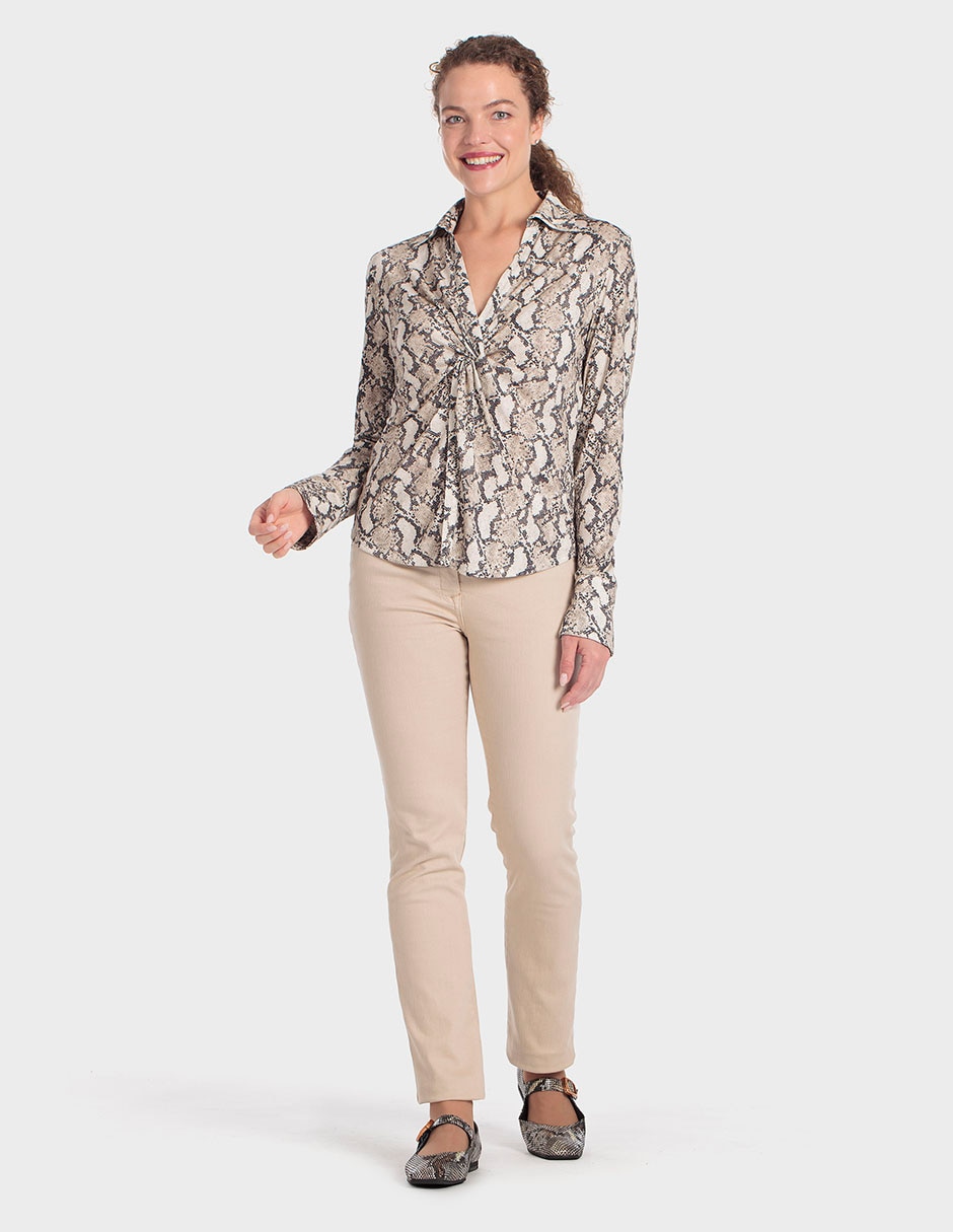 Blusa manga larga para mujer 3