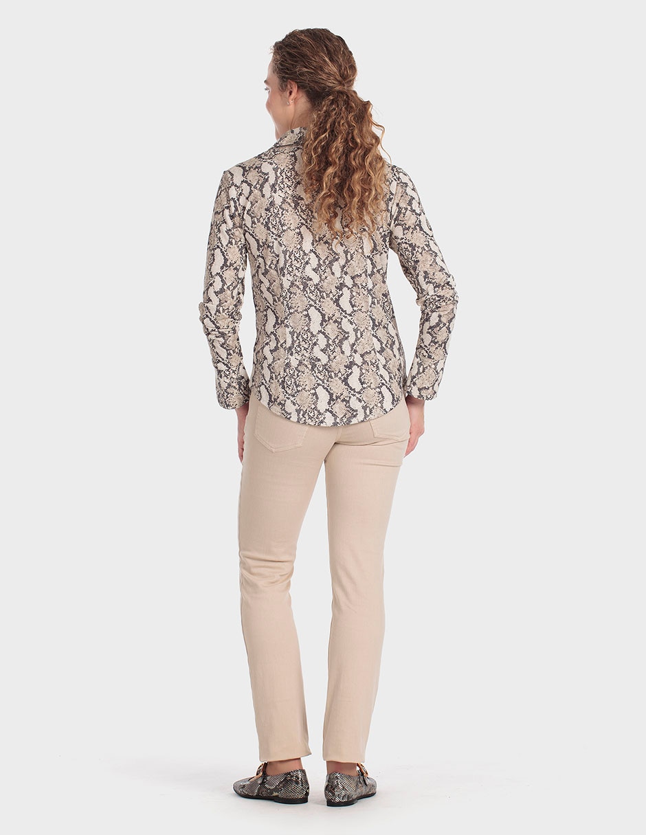 Blusa manga larga para mujer 4