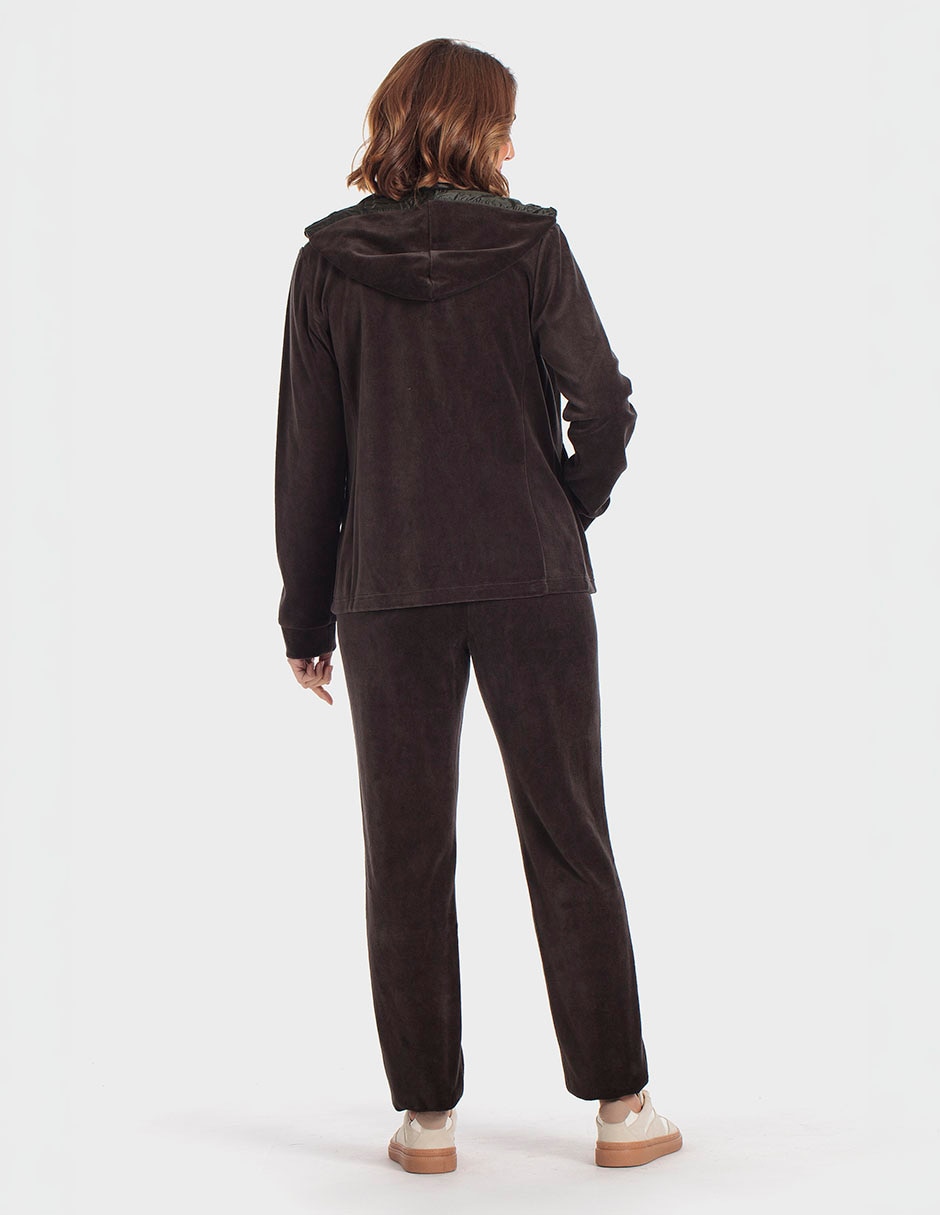 Sudadera con efecto doble prenda para mujer 5
