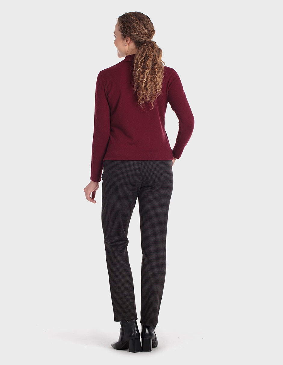 Suéter cuello redondo para mujer 7