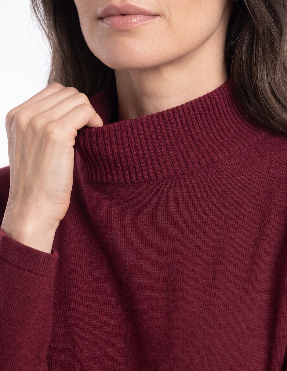 Suéter cuello redondo para mujer 6