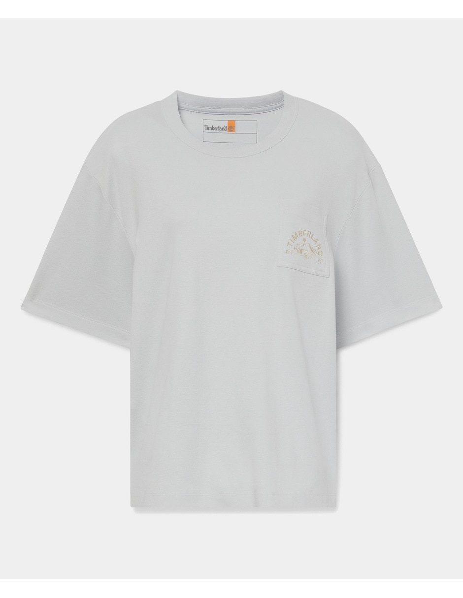 Camiseta cuello redondo regular manga corta de algodón 6