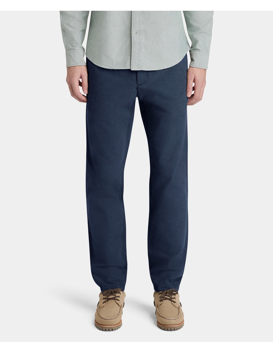 Pantalón casual regular de algodón para hombre Pantalón casual regular de algodón para hombre