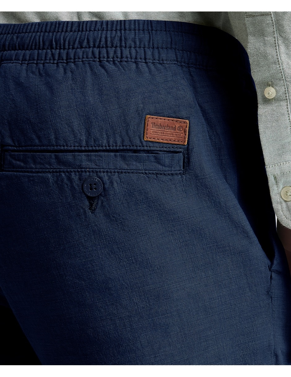 Pantalón casual regular de algodón para hombre 4