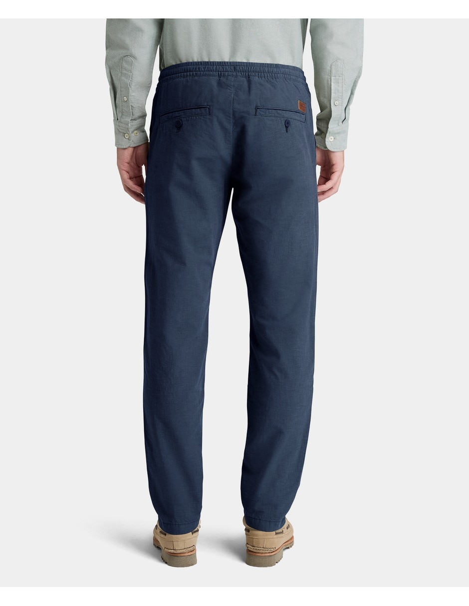 Pantalón casual regular de algodón para hombre 3