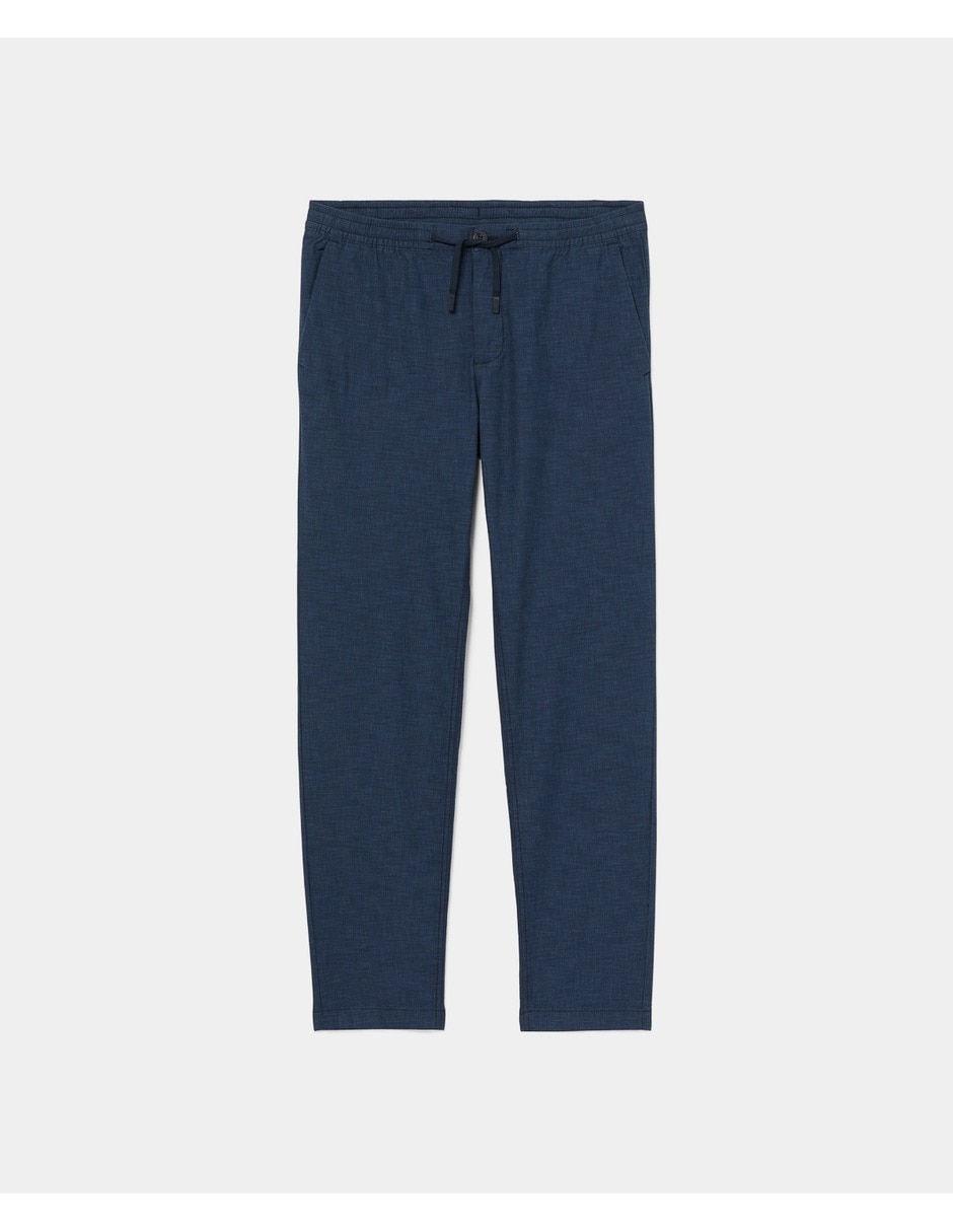 Pantalón casual regular de algodón para hombre 2