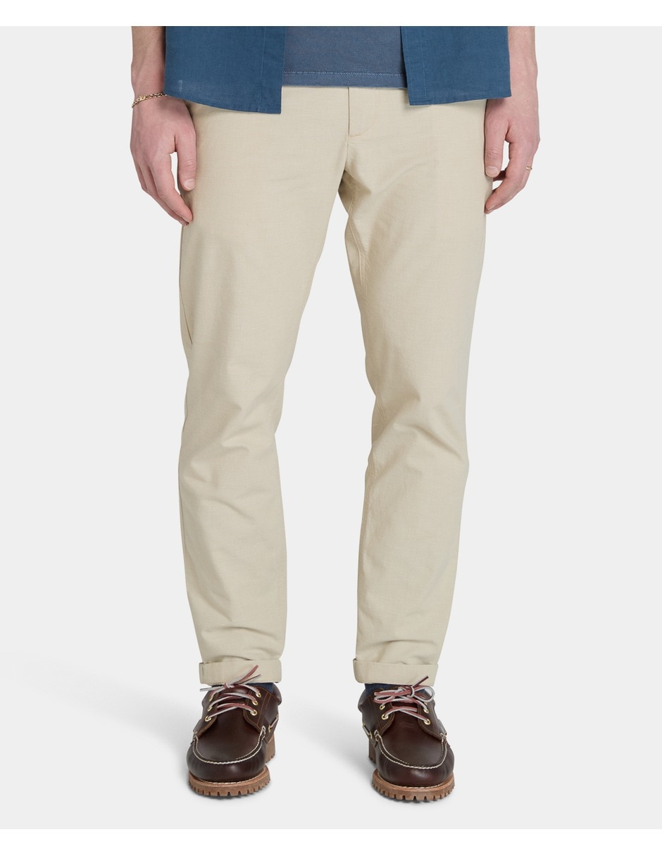 Pantalón casual regular de algodón para hombre Pantalón casual regular de algodón para hombre